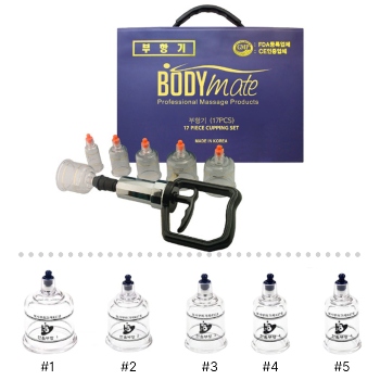 BODYMATE 17 Piece Premium Cupping Set